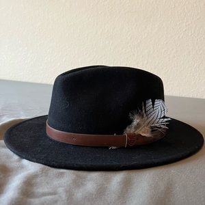 Brixton black felt hat